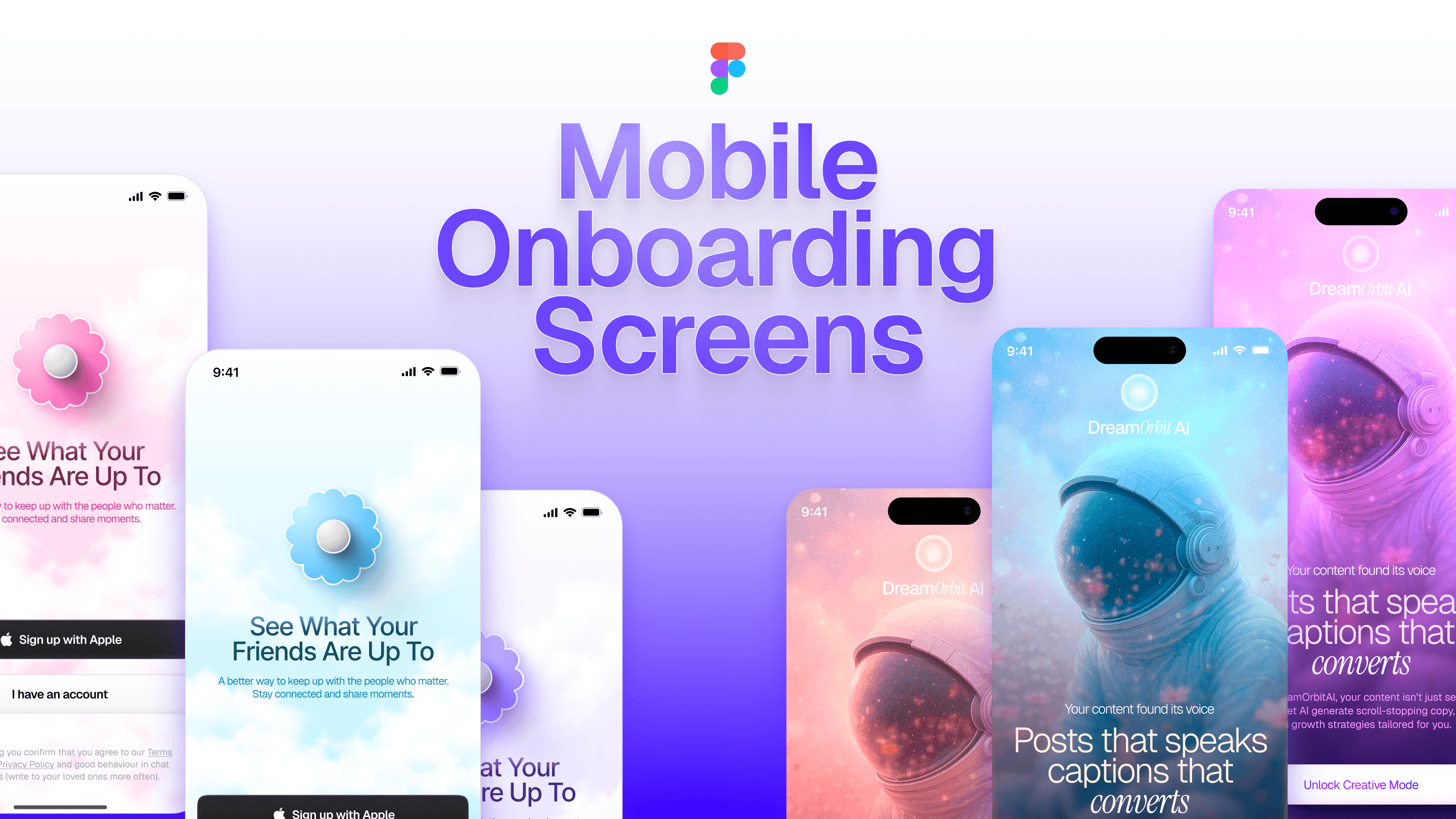 Mobile Onboarding Screens Preview